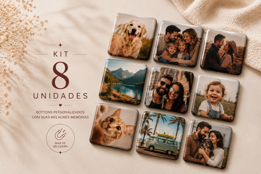 Bottons Essenzze - kit 8 unidades