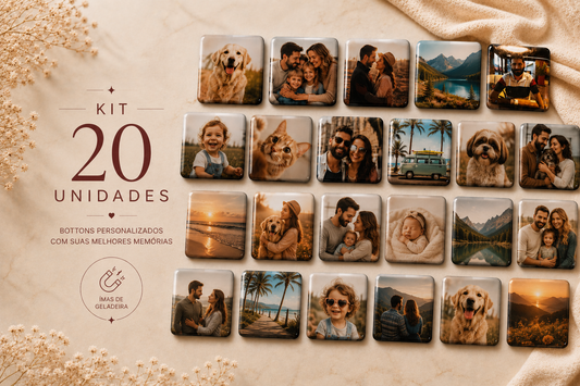 Bottons Essenzze - kit 20 unidades